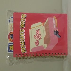 Ted Lasso Biscuits With The Boss 4 Tab Journal Notebook 96 Sheets